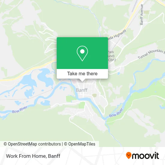 Work From Home map