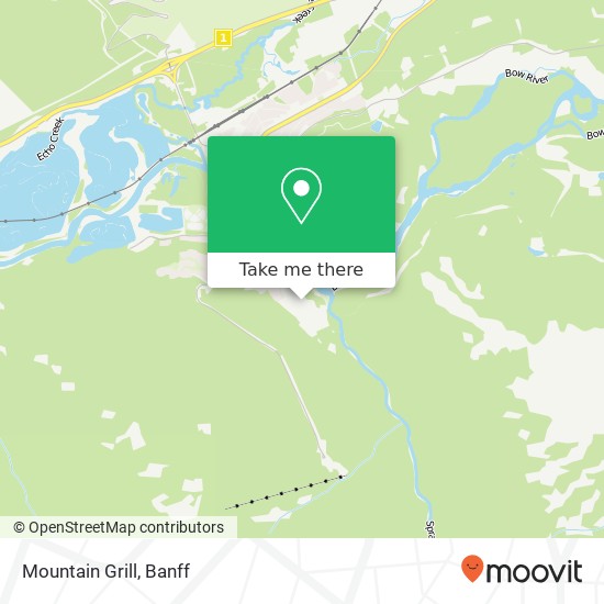 Mountain Grill map