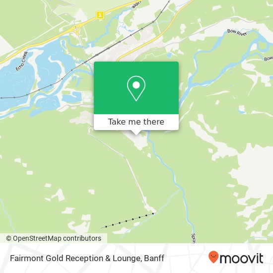 Fairmont Gold Reception & Lounge map