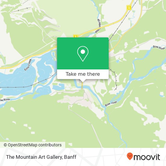 The Mountain Art Gallery map