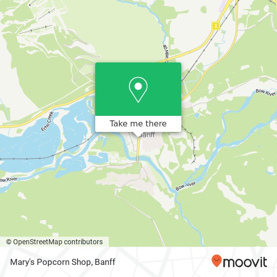 Mary's Popcorn Shop map