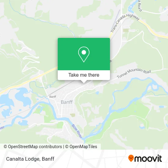 Canalta Lodge map