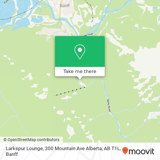 Larkspur Lounge, 300 Mountain Ave Alberta, AB T1L map