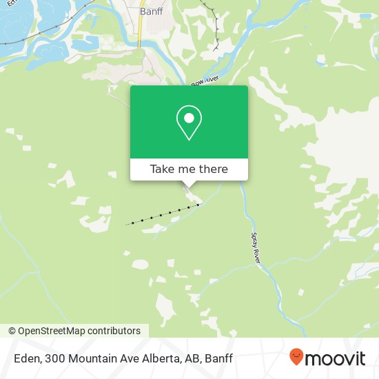 Eden, 300 Mountain Ave Alberta, AB map