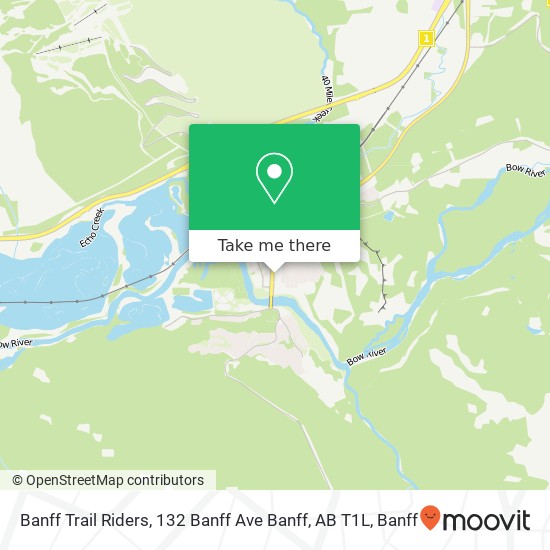 Banff Trail Riders, 132 Banff Ave Banff, AB T1L map