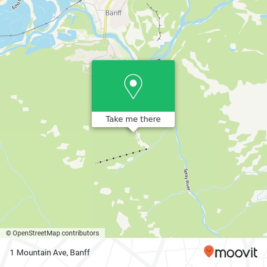1 Mountain Ave map