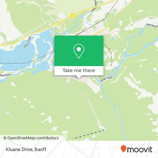 Kluane Drive map