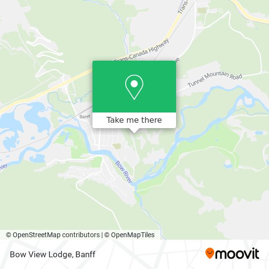 Bow View Lodge map