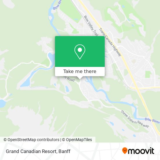 Grand Canadian Resort map