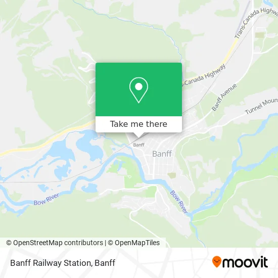 Banff Railway Station map