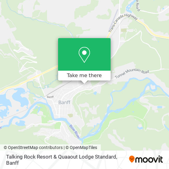Talking Rock Resort & Quaaout Lodge Standard map