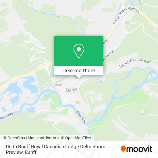 Delta Banff Royal Canadian Lodge Delta Room Preview plan