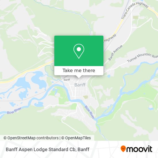 Banff Aspen Lodge Standard Cb map
