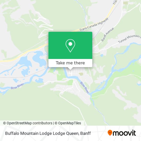 Buffalo Mountain Lodge Lodge Queen map