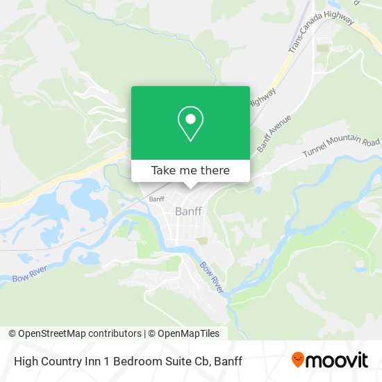 High Country Inn 1 Bedroom Suite Cb map