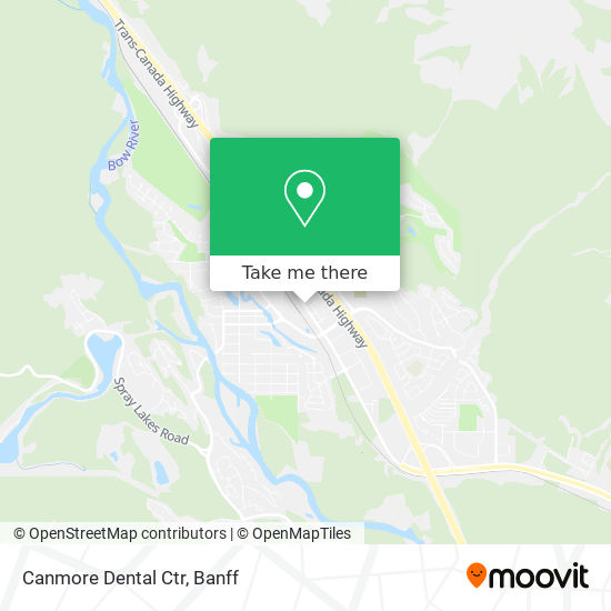 Canmore Dental Ctr map