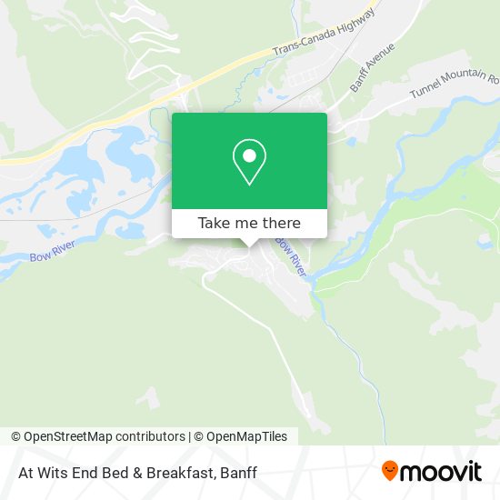 At Wits End Bed & Breakfast map