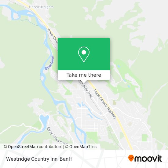 Westridge Country Inn map
