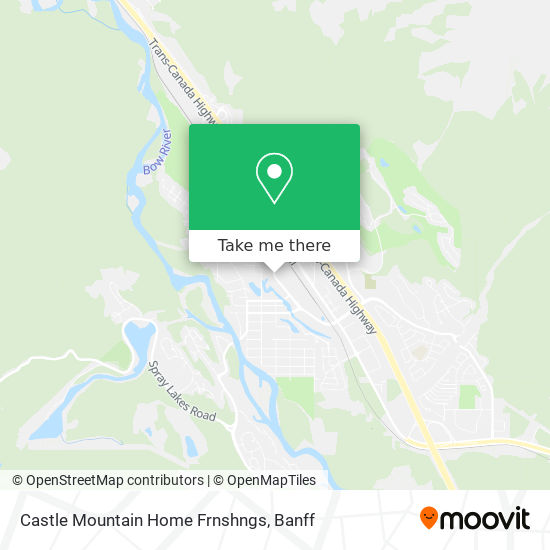Castle Mountain Home Frnshngs map