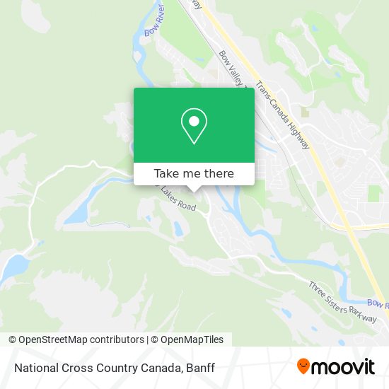 National Cross Country Canada map
