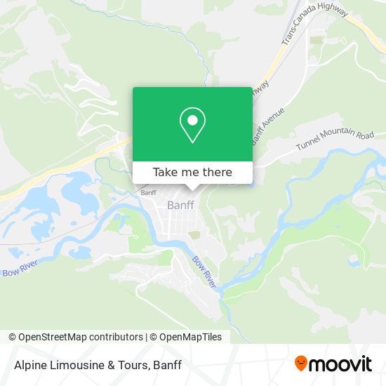 Alpine Limousine & Tours map