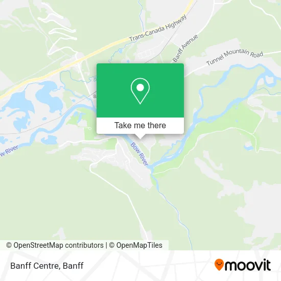 Banff Centre map