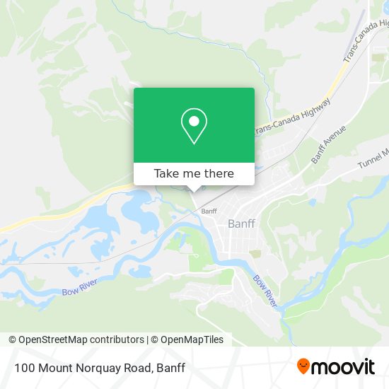 100 Mount Norquay Road map