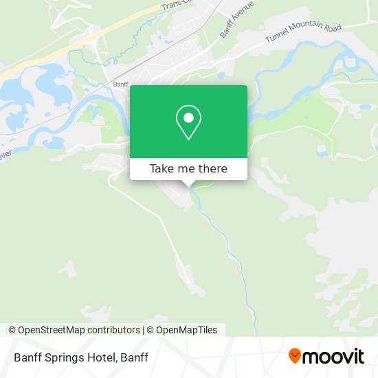 Banff Springs Hotel map