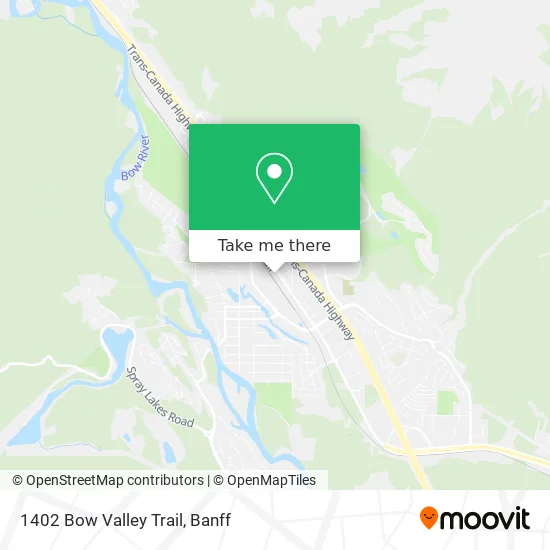 1402 Bow Valley Trail map