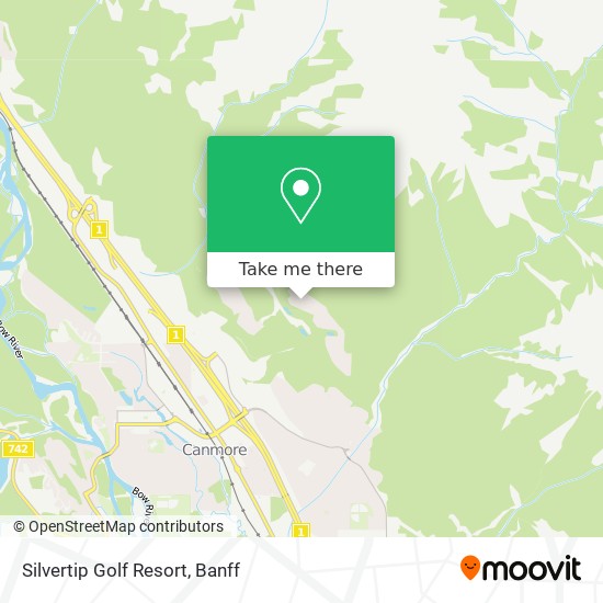 Silvertip Golf Resort map