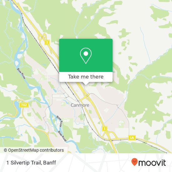 1 Silvertip Trail map