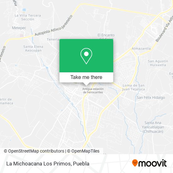 Mapa de La Michoacana Los Primos