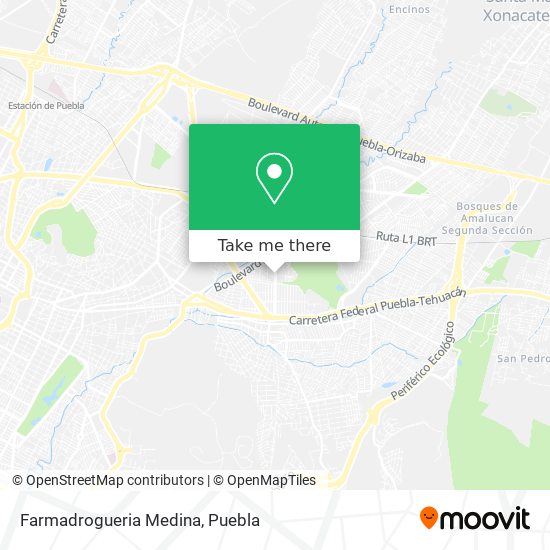 Mapa de Farmadrogueria Medina