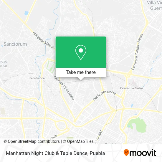 Manhattan Night Club & Table Dance map