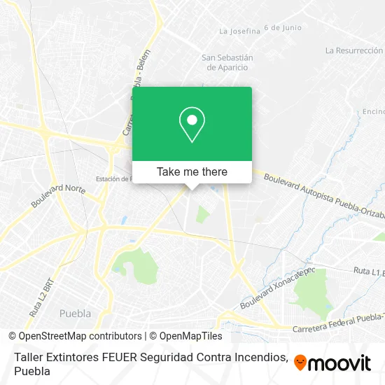 Taller Extintores FEUER Seguridad Contra Incendios map