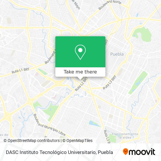Mapa de DASC Instituto Tecnológico Universitario