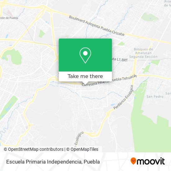 Mapa de Escuela Primaria Independencia