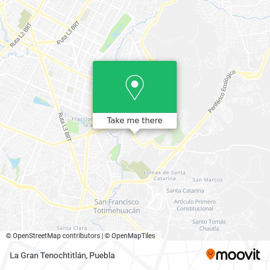 Mapa de La Gran Tenochtitlán