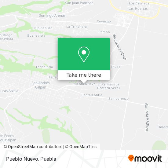 Mapa de Pueblo Nuevo
