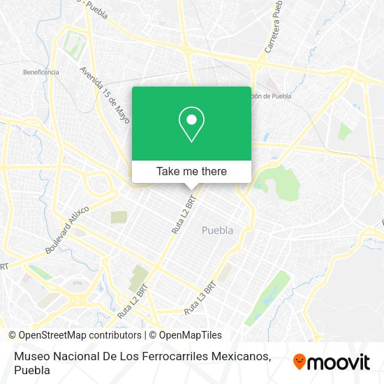 Museo Nacional De Los Ferrocarriles Mexicanos map