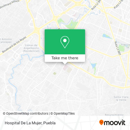 Hospital De La Mujer map