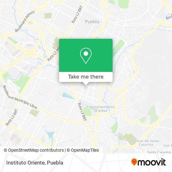 Mapa de Instituto Oriente