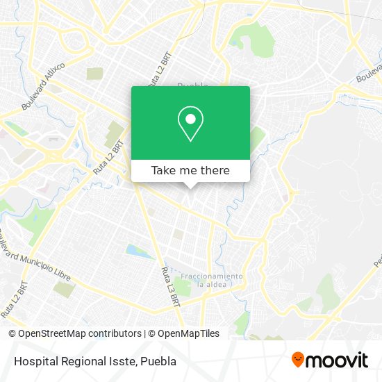 Hospital Regional Isste map