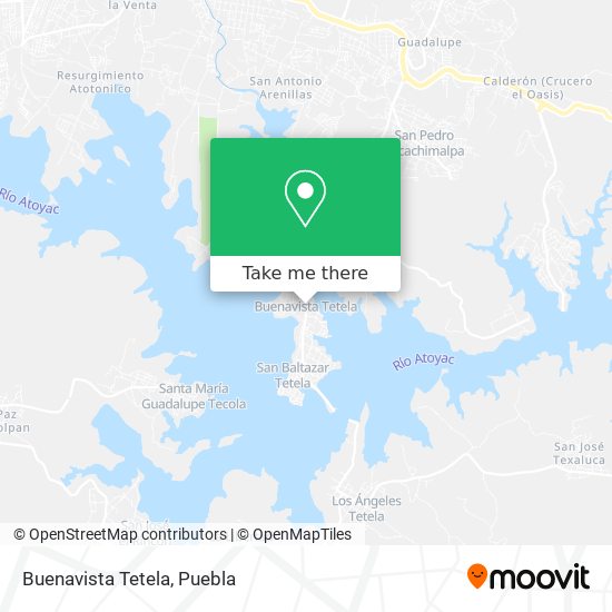 Mapa de Buenavista Tetela