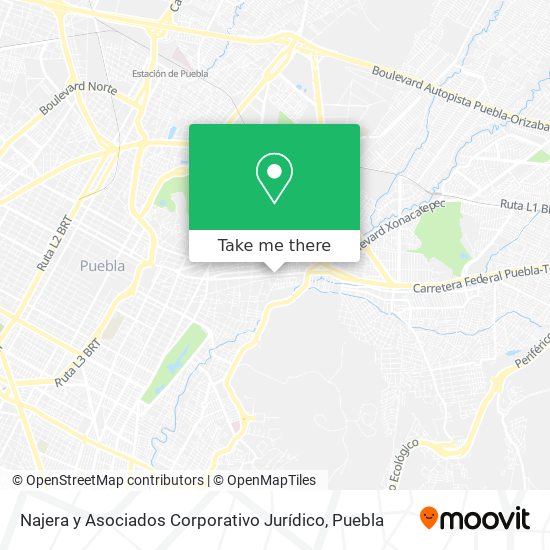 Najera y Asociados Corporativo Jurídico map