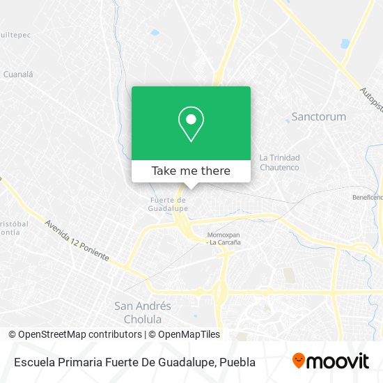 Escuela Primaria Fuerte De Guadalupe map