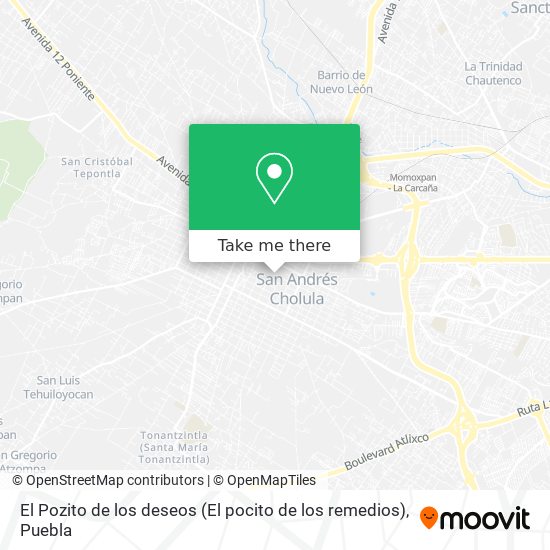 El Pozito de los deseos (El pocito de los remedios) map