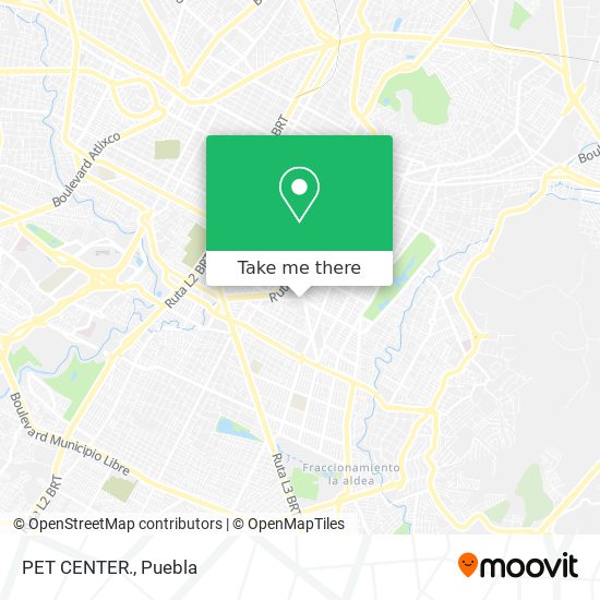 PET CENTER. map