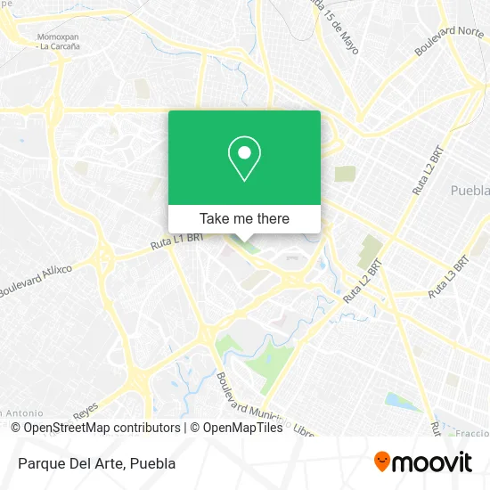 Parque Del Arte map