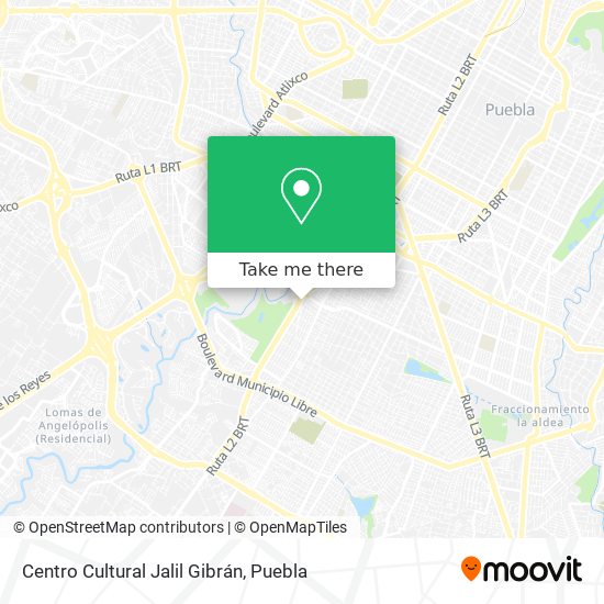 Mapa de Centro Cultural Jalil Gibrán